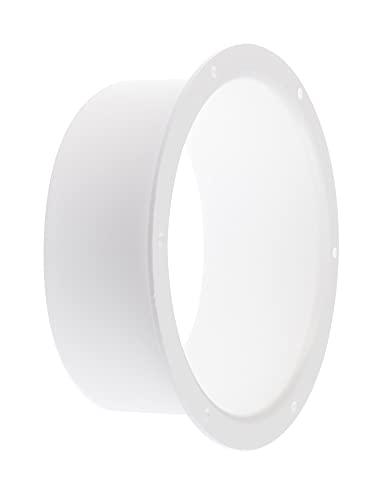 - - 150mm Duct Connector Flange, 6'' Plastic Straight Pipe Flange for Ventilation System