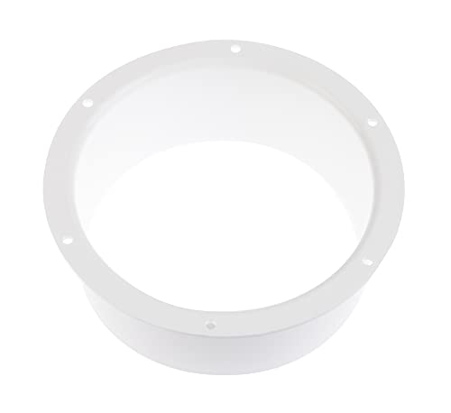 - - 150mm Duct Connector Flange, 6'' Plastic Straight Pipe Flange for Ventilation System