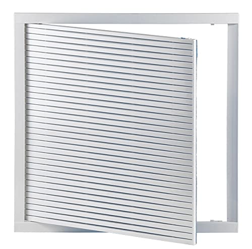 40 x 40 cm - White - White Plastic Access Door Ventilation Grilles with Filter / Return Air Grille - Access Panel