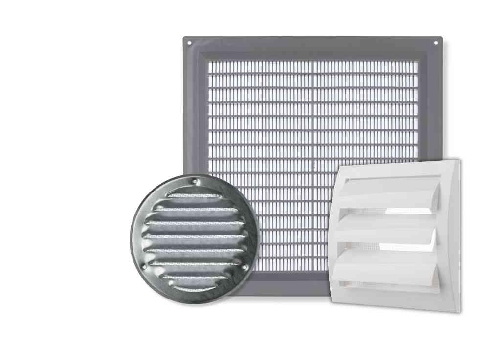 Plastic and Metal Ventilation Grille