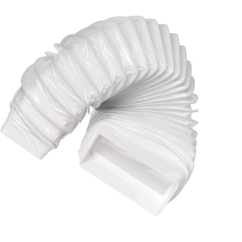 220x55mm - - PVC Hose with Connector - Flat Duct/Bend - Rectangular Flexible Ducting