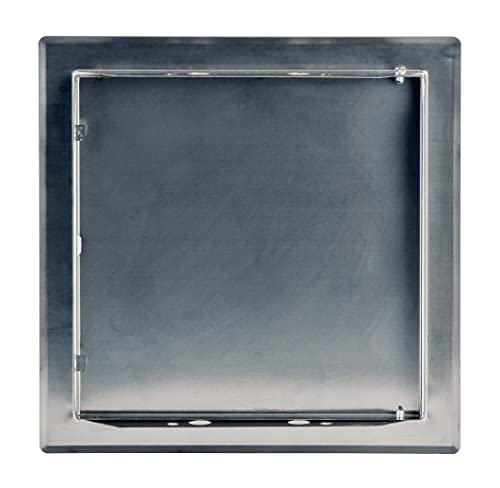 Stainless Steel - 30x30 cm / 12x12 inch - for indor use - Stainles Steel Access Panel - Access Door - Inspection Flap with/without a Key Lock