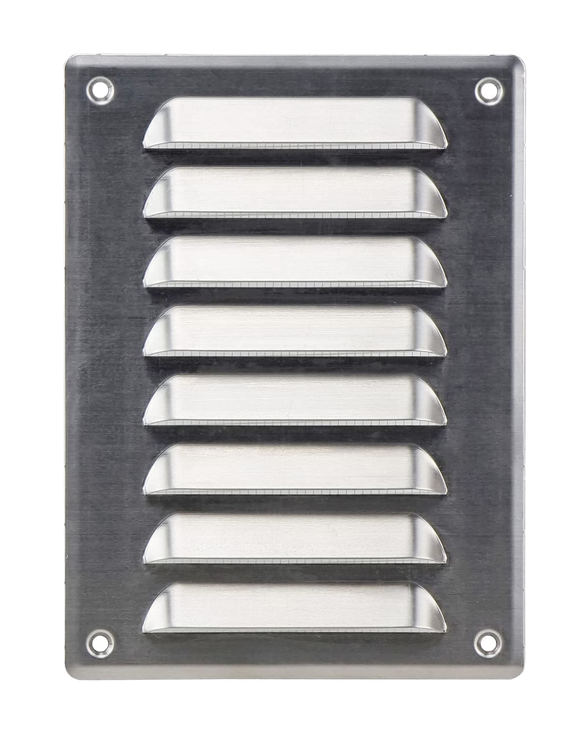 Aluminium - 140x190mm / 5.5x7 inch - Metal Air Vent Grille Cover with Insect Net - Ventilation Cover