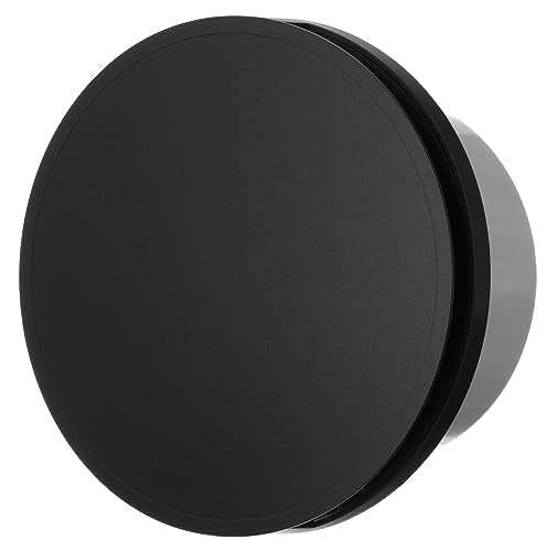 Anthracite - Basic - Ø 150 mm / 6 inch - Decorative Round Extractor Fan for Wall or Ceiling - Ventilation for Kitchen, Bath, Toilet, Bathroom