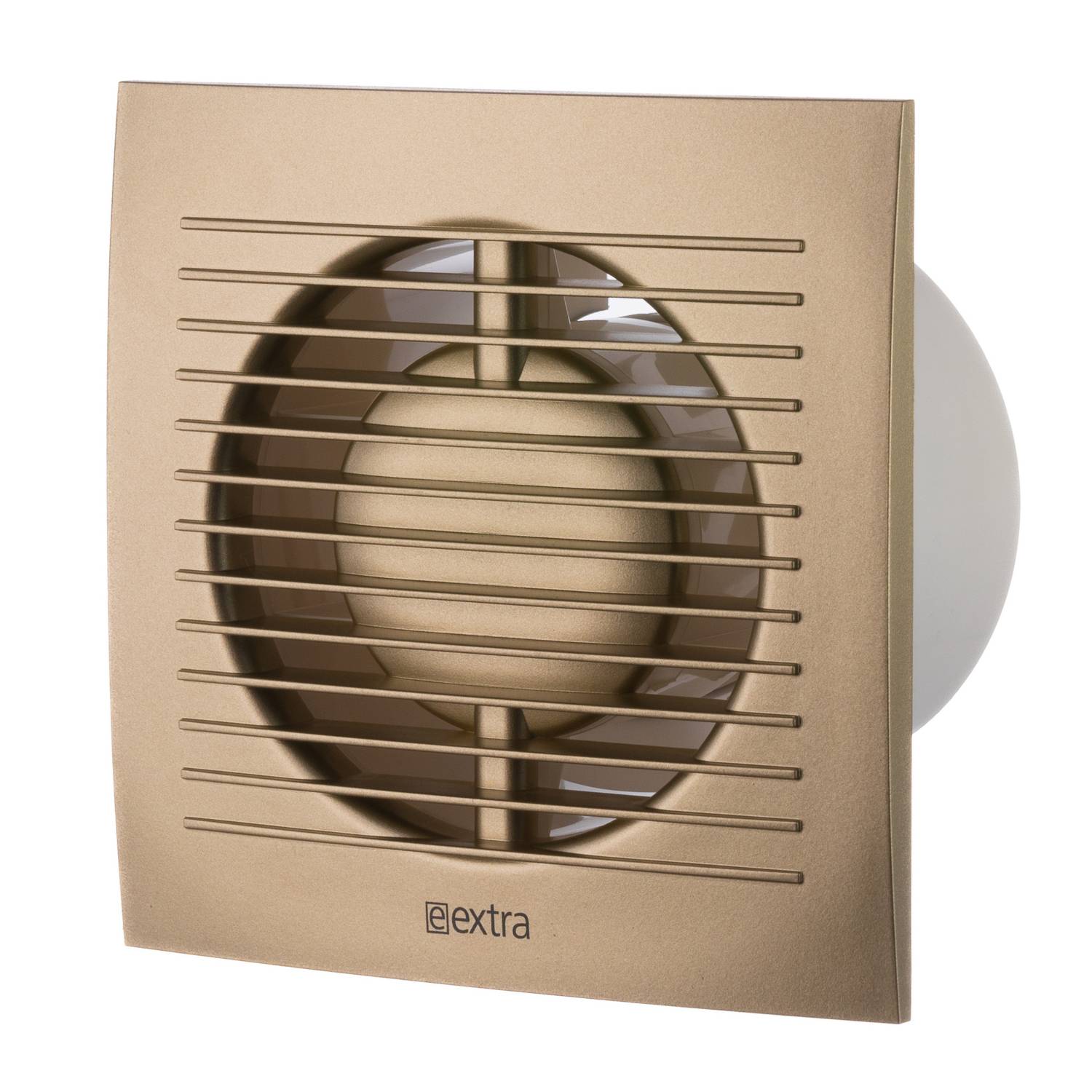 Gold - Ø 100 mm / 4 inch - with Humidity Sensor and Timer - Extractor Fan for Bathroom or Kitchen, Ventilation Extractor for Kitchen, Toilet, Bathroom