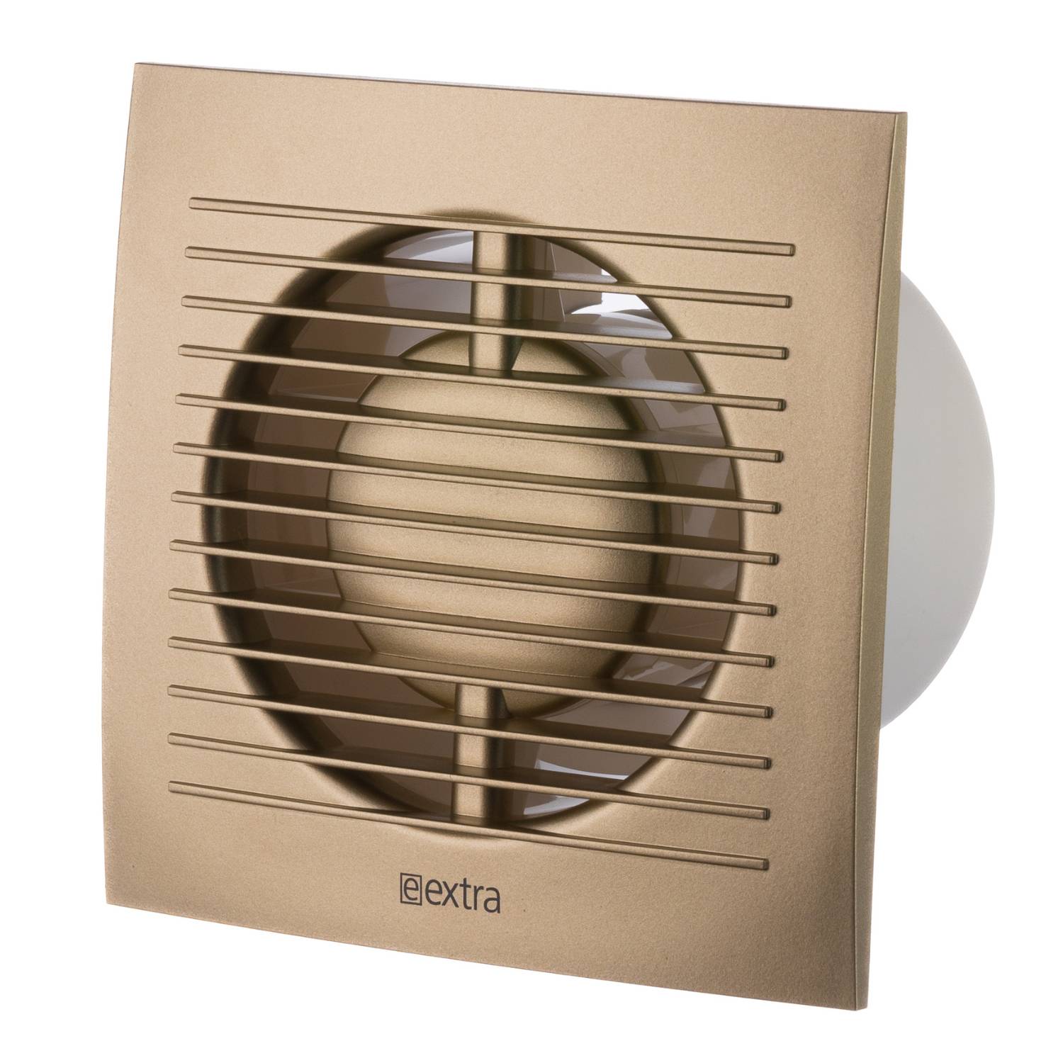 Gold - Ø 120 mm / 4.7 inch - Basic - Extractor Fan for Bathroom or Kitchen, Ventilation Extractor for Kitchen, Toilet, Bathroom