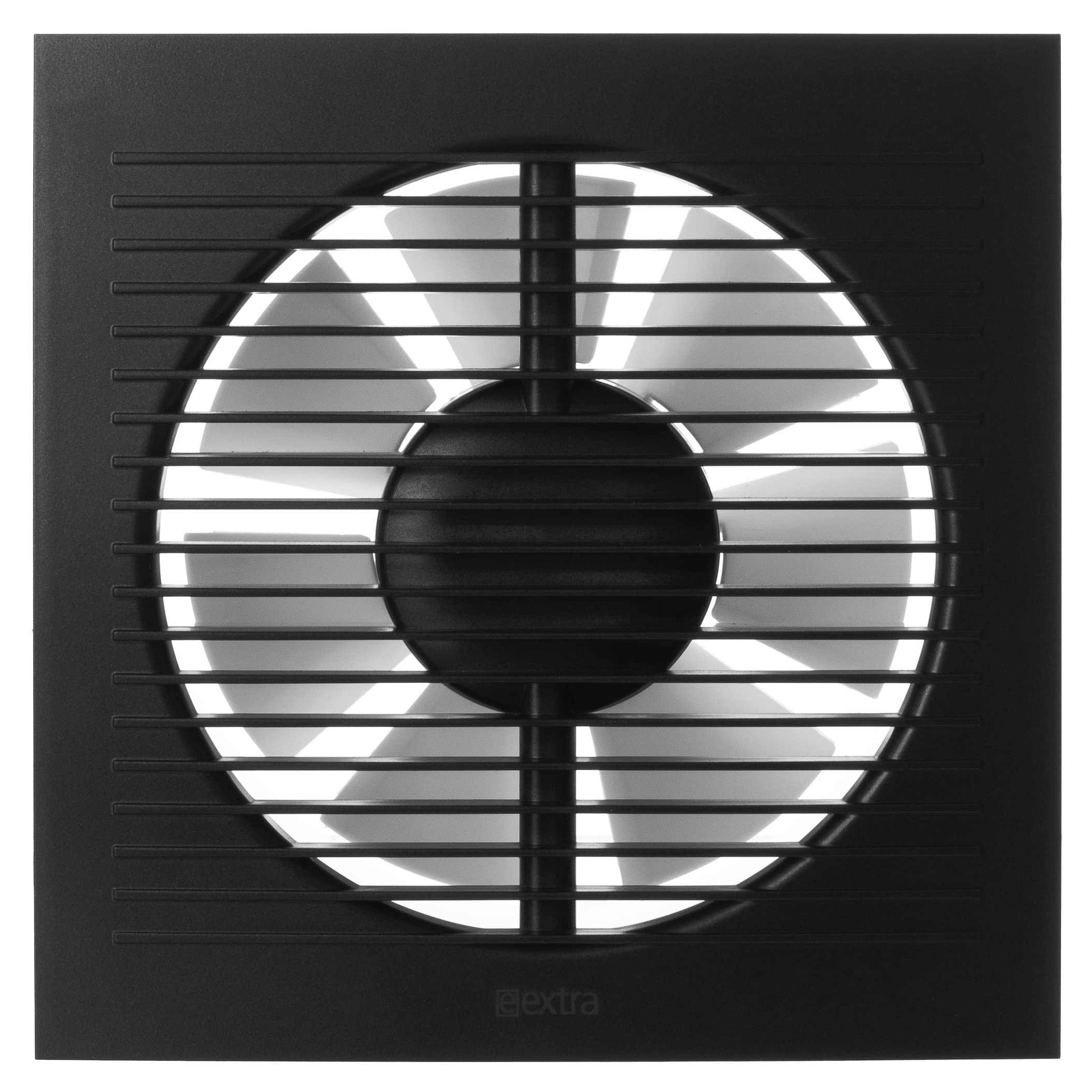 Anthracite - Ø 125 mm / 5 inch - Basic - Extractor Fan for Bathroom or Kitchen, Ventilation Extractor for Kitchen, Toilet, Bathroom