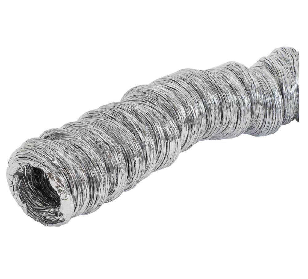 Ø 100mm / 4 inch - - Polyester Flexible Ducting - Ventilation Duct - Exhaust Hose for Heating, Ventilation and Air Conditioning