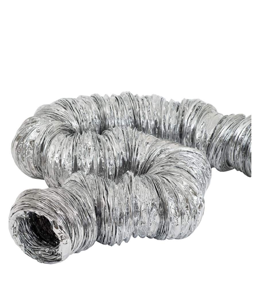 Ø 125mm / 5 inch - - Polyester Flexible Ducting - Ventilation Duct - Exhaust Hose for Heating, Ventilation and Air Conditioning