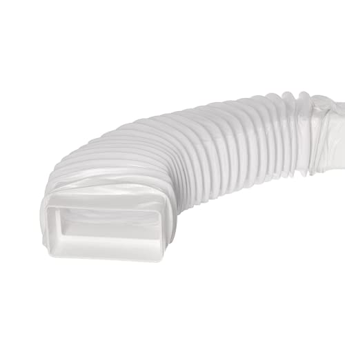 220x55mm - - PVC Hose with Connector - Flat Duct/Bend - Rectangular Flexible Ducting