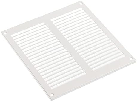 White - 100x100mm / 4x4'' - White Metal Air Vent Cover with Insect Net