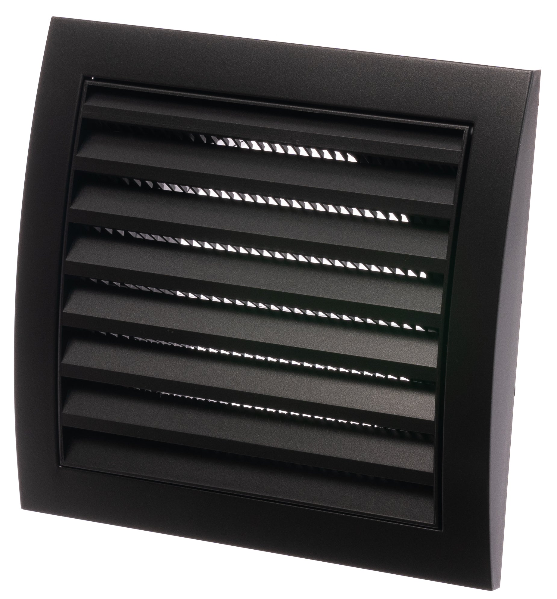 Anthracite - Ø 100mm / 4" - Ventilation Grille Made of ABS Plastic with Anti Insect Net with Round Spigot