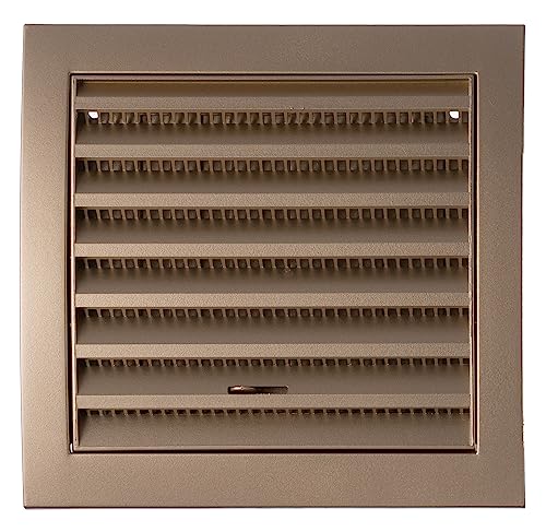 Gold - Ø 100mm / 4" - Plastic Air Vent Grille Cover - Ventilation Grill with Fly Screen