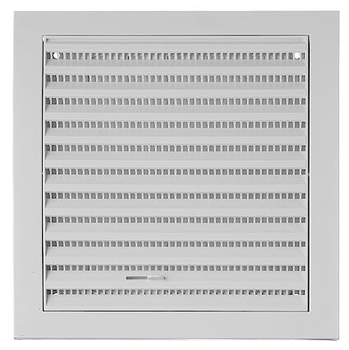 White - Ø 150mm / 6" - Plastic Air Vent Grille Cover - Ventilation Grill with Fly Screen