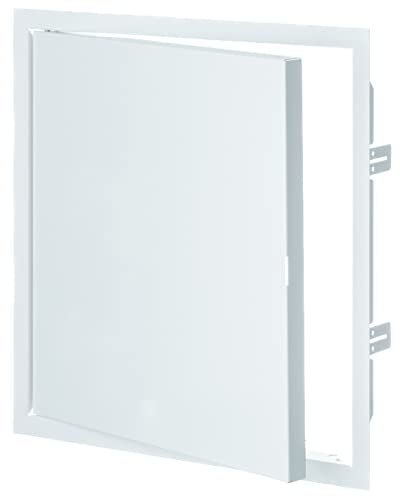 White - 30x30 cm / 12x12 inch - for Indoor and Outdoor use - Metal Access Panel - Access Door - Inspection Flap with / without a Key Lock for indoor and outdoor use