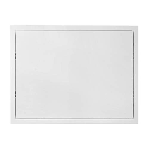 White - 30x40 cm / 12x16 inch - for Indoor and Outdoor use - Metal Access Panel - Access Door - Inspection Flap with / without a Key Lock for indoor and outdoor use