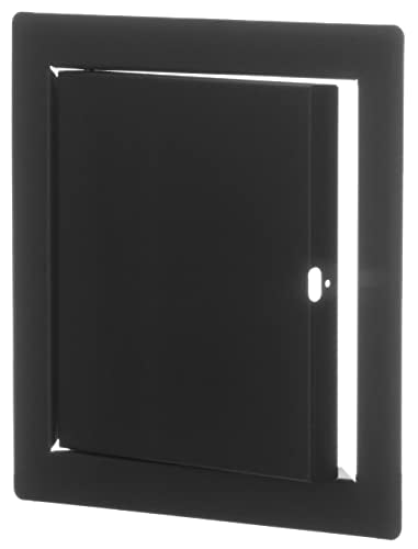 Anthracite - 15x15 cm / 6x6 inch - for Indoor use - Metal Access Panel - Access Door - Inspection Flap with / without a Key Lock for indoor use