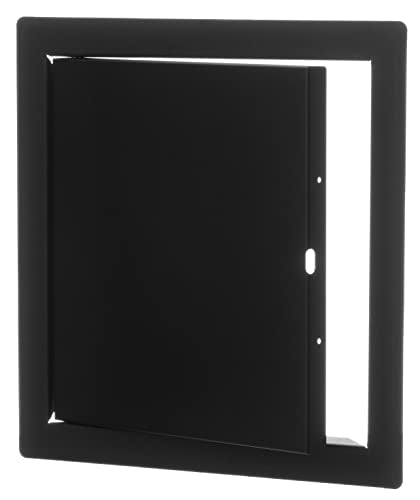 Anthracite - 20x20 cm / 8x8 inch - for Indoor use - Metal Access Panel - Access Door - Inspection Flap with / without a Key Lock for indoor use