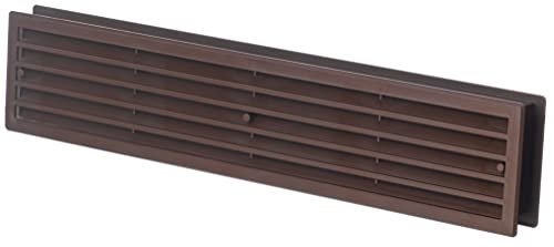 Internal Door Vent - Brown - 450x92mm - Without screws - Two Sided Door Ventilation Grille - Door Air Vent Cover