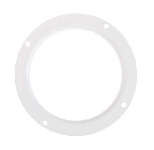 - - 100mm / 4inch Inlet Duct Connector Flange, Plastic Straight Pipe Flange for Ventilation System