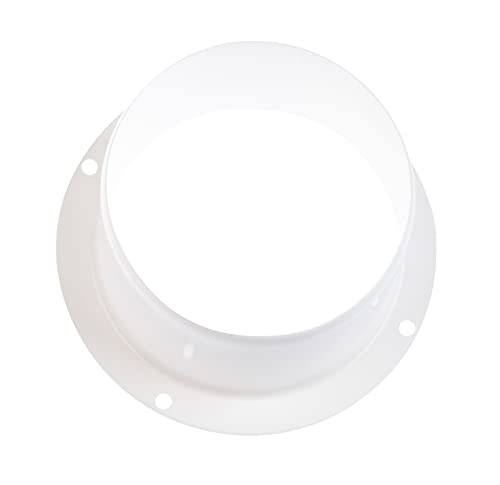 - - 100mm / 4inch Inlet Duct Connector Flange, Plastic Straight Pipe Flange for Ventilation System