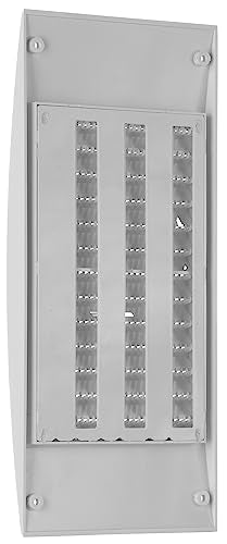 Silver - 150x150mm - Plastic Air Vent Grille Cover - Ventilation Grill with Fly Screen