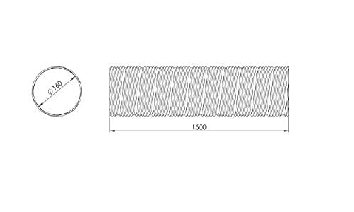 Aluminium Semi Rigid Flexible Duct Hose