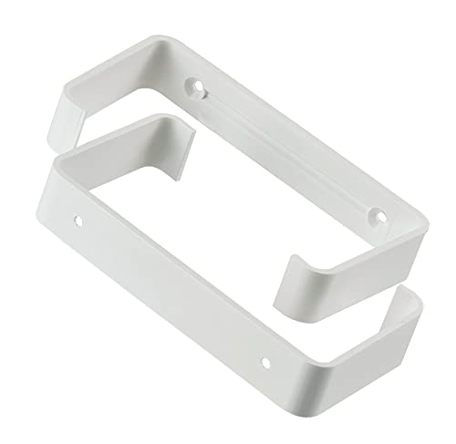 55x110mm - - Rectangular Flat Channel Clips - Ducting Clamp Holder - Plastic Bracket/Pack of x2 Clips