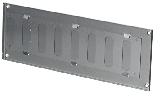 Galvanised Steel - 500x200mm / 20x8'' - Metal Adjustable Ventilation Covers - Sliding Hit and Miss Vent Grille