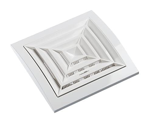 White Adjustable - Ø 100mm / 4" - Adjustable Ceiling Vent