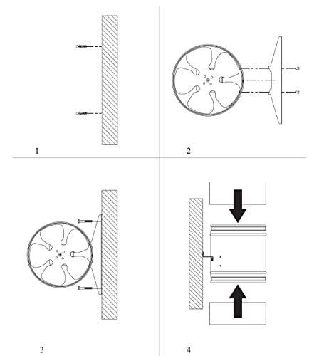 Ø 315 mm / 12.4 inch - Basic - Galvanized Steel - Axial Inline Fan - Metal Industrial Ducting Extractor Fan