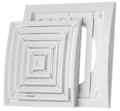 White Adjustable - Ø 150mm / 6" - Adjustable Ceiling Vent