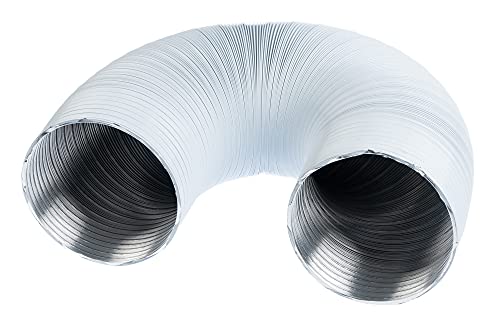 Aluminium - Ø 160mm / 1.5m - Aluminium Semi Rigid Flexible Duct Hose