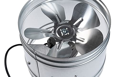 Ø 315 mm / 12.4 inch - Basic - Galvanized Steel - Axial Inline Fan - Metal Industrial Ducting Extractor Fan