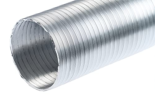 Aluminium - Ø 100mm / 3m - Aluminium Semi Rigid Flexible Duct Hose