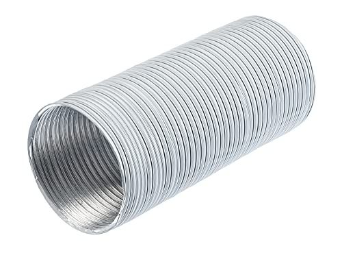 Aluminium - Ø 160mm / 1.5m - Aluminium Semi Rigid Flexible Duct Hose