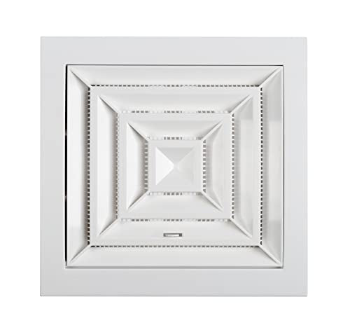 White Adjustable - Ø 100mm / 4" - Adjustable Ceiling Vent