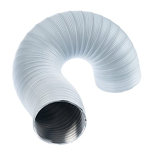 Aluminium - Ø 160mm / 1.5m - Aluminium Semi Rigid Flexible Duct Hose