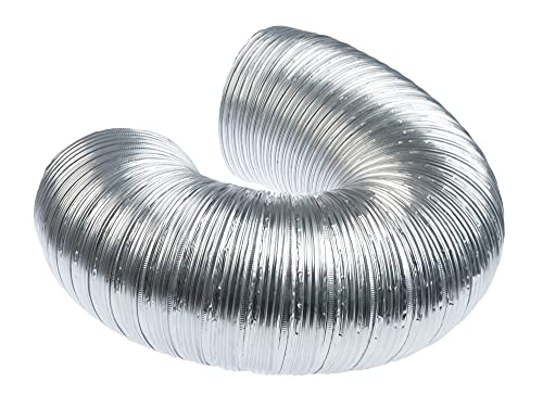 Aluminium - Ø 160mm / 1.5m - Aluminium Semi Rigid Flexible Duct Hose