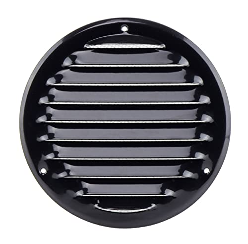 Stainless Steel - Ø 200 mm / 8 inch - Round Metal Air Vent Grille Cover with Insect Screen