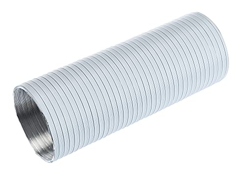 Aluminium - Ø 160mm / 1.5m - Aluminium Semi Rigid Flexible Duct Hose