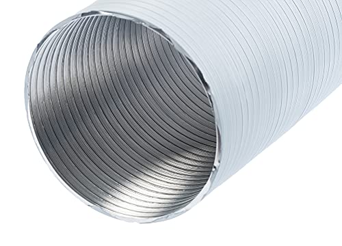 Aluminium - Ø 160mm / 1.5m - Aluminium Semi Rigid Flexible Duct Hose