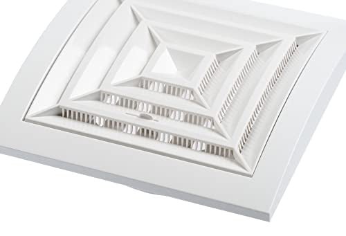 White Adjustable - Ø 100mm / 4" - Adjustable Ceiling Vent