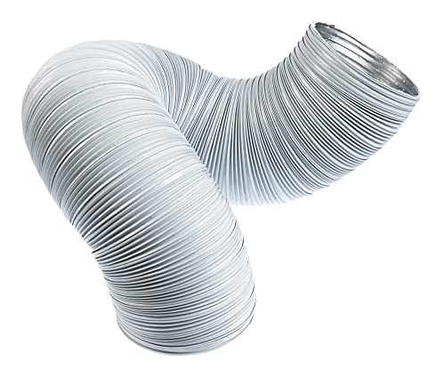 Aluminium - Ø 160mm / 1.5m - Aluminium Semi Rigid Flexible Duct Hose