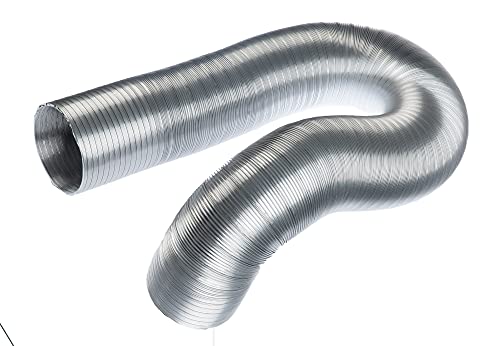 Aluminium - Ø 160mm / 1.5m - Aluminium Semi Rigid Flexible Duct Hose