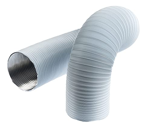 Aluminium - Ø 160mm / 1.5m - Aluminium Semi Rigid Flexible Duct Hose