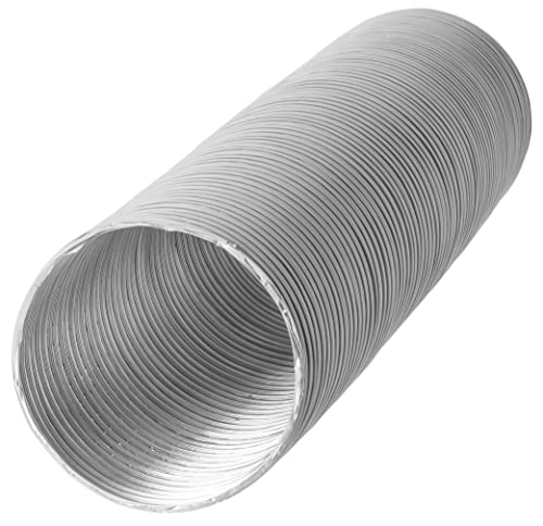 Aluminium - Ø 160mm / 1.5m - Aluminium Semi Rigid Flexible Duct Hose