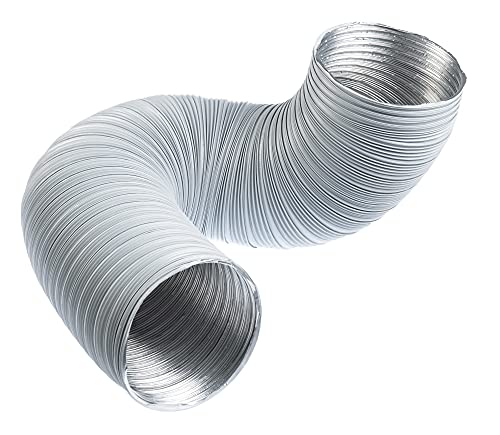 Aluminium - Ø 160mm / 1.5m - Aluminium Semi Rigid Flexible Duct Hose