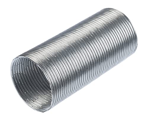 Aluminium - Ø 160mm / 1.5m - Aluminium Semi Rigid Flexible Duct Hose