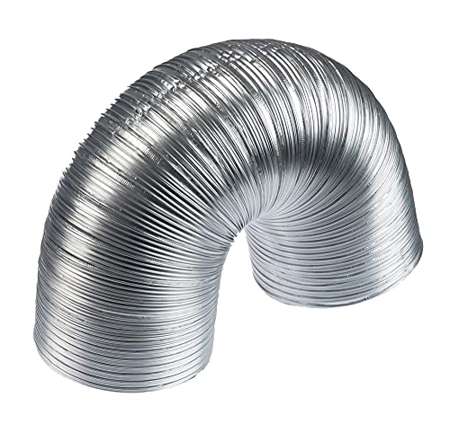 Aluminium - Ø 160mm / 1.5m - Aluminium Semi Rigid Flexible Duct Hose